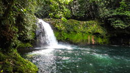 Pozo Azul Waterfall in Sarapiqui